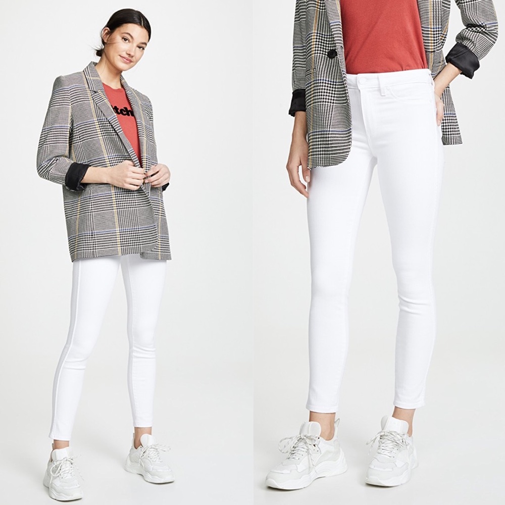 PAIGE Verdugo Crop Jeans in Ultra White, Size 25